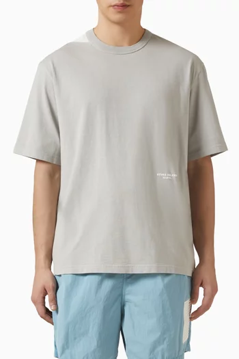 Logo T-shirt in Combed Cotton