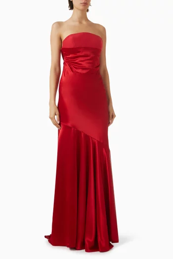 Valentina Gown in Satin