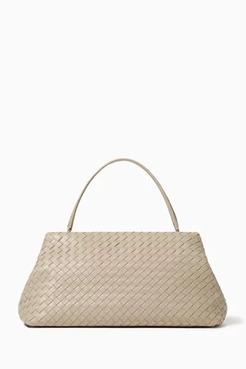 The 1998 Top-handle Bag in Intrecciato Leather