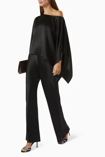 Savanna Bias Pants in Satin Acetate