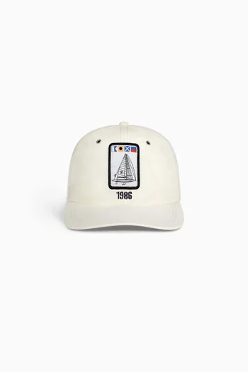 Nautical Patch Cap in Nylon