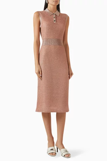 Polo Dress in Mesh