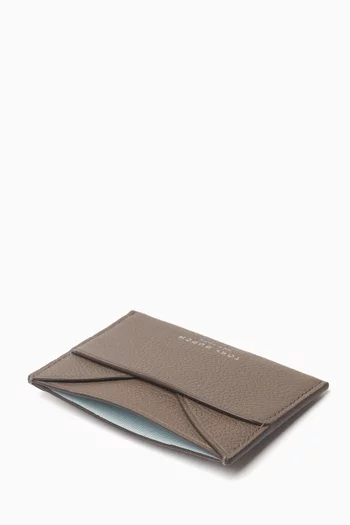 Romy Flat Card Case in Leather
