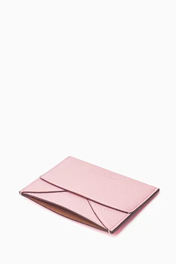 Romy Flat Card Case in Leather