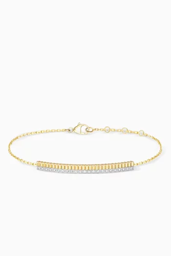 Quatre Chain Bracelet in 18kt Gold