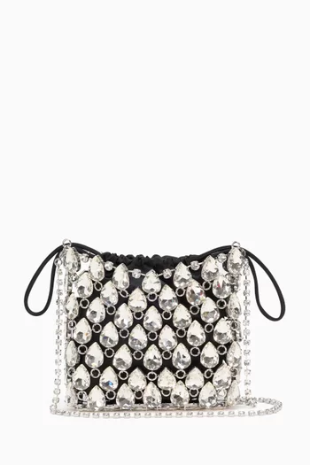 Crystal Mini Bag in Satin