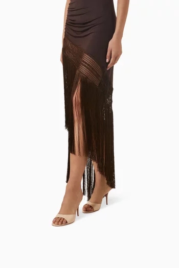 Elodie 90 Mules in Satin