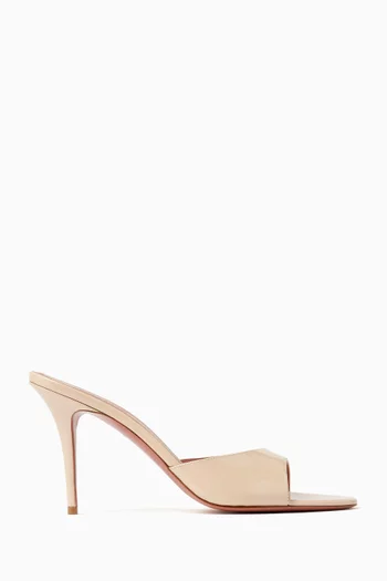Elodie 90 Mules in Satin