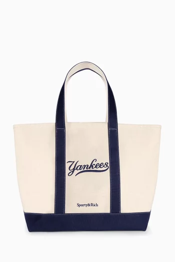 حقيبة يد مقوسة بشعار Yankees