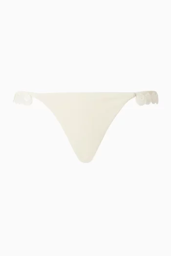 Cici Shell-detail Bikini Briefs