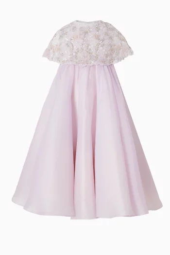 Sequin Cape Dress