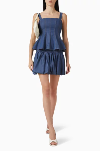 Gaelle Top & Skirt Set