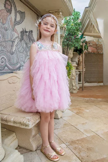 Iridescent Muse Dress in Tulle