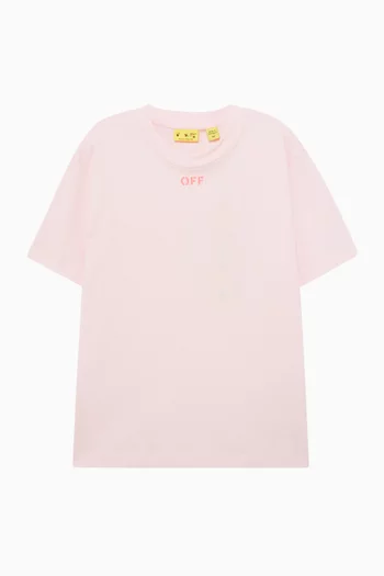 Off Diagonal T-Shirt in Cotton