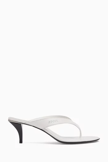Vittoria Thong Sandals in Nappa Leather