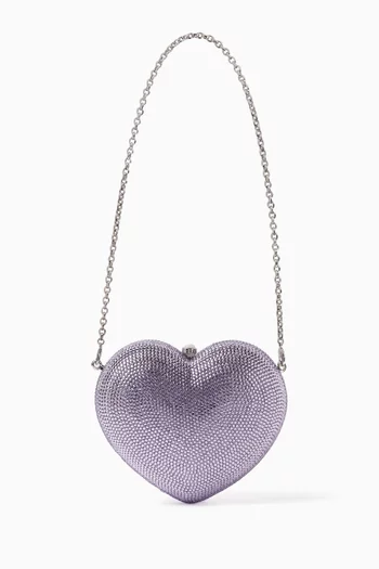 L'amour Petit Coeur Crystal-embellished Bag