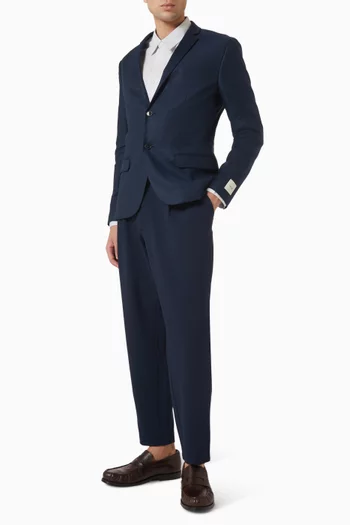 Slim Blazer in Linen-blend