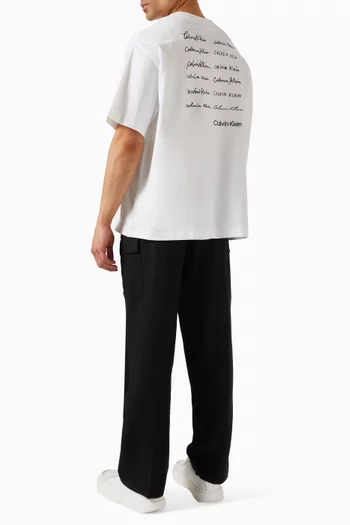 Logo-print Loose-fit T-shirt in Cotton
