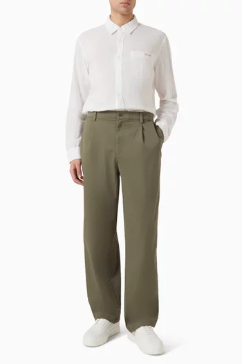 Classic Shirt in Linen-blend