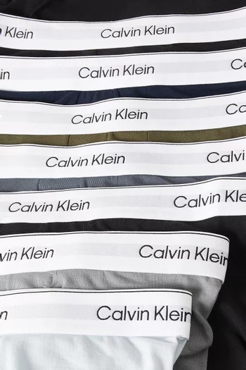 Logo Low-rise Trunks in Cotton, Set of 7