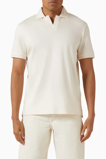 Interlock Polo T-shirt in Cotton