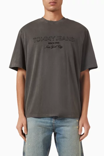 Logo-print T-shirt in Jersey