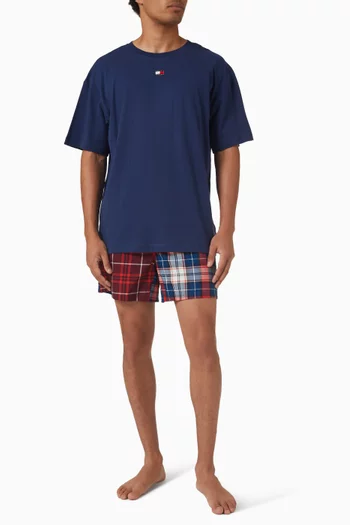 Heritage Print T-shirt & Shorts Pyjama Set
