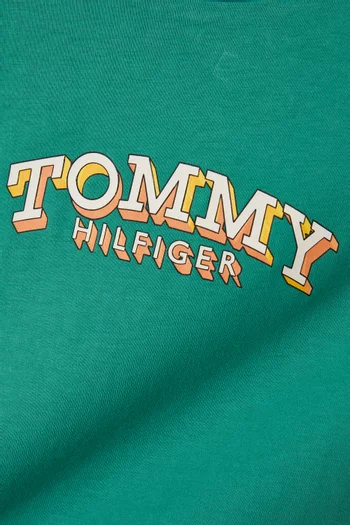 Graphic 3D Logo T-shirt in Cotton