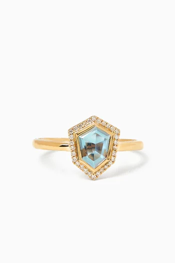 Spring Rosette Ring in 18kt Yellow Gold