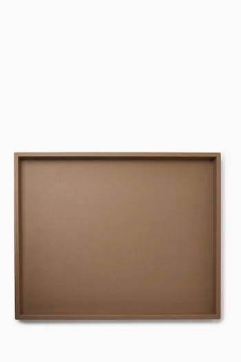 Large Osvaldo Tray in Leather