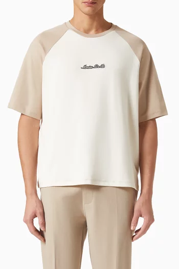 Elio Signature Raglan T-shirt in Cotton