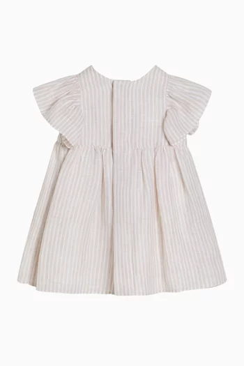 Bernie Striped Dress in Linen