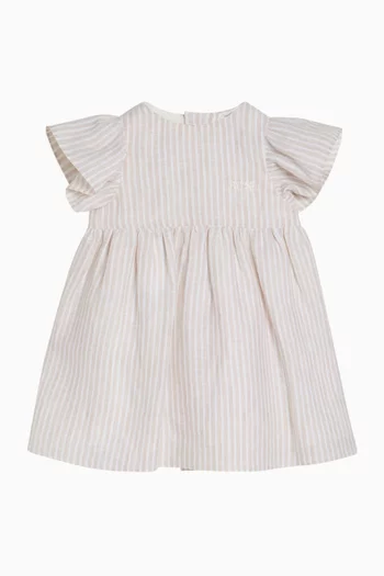 Bernie Striped Dress in Linen