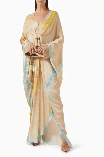 Stella Gathered Cover-up in Satin