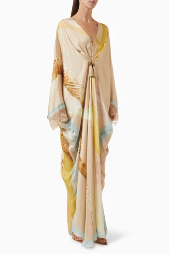 Stella Gathered Cover-up in Satin