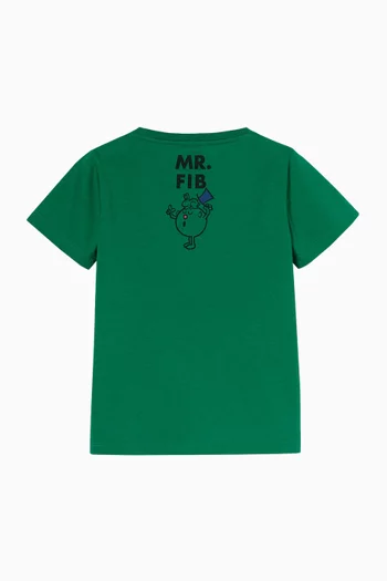 x MR. MEN™ LITTLE MISS™ Printed T-shirt in Cotton
