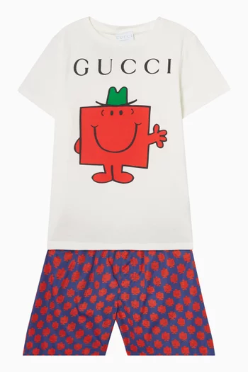 Graphic-print T-shirt in Cotton