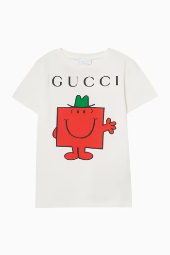 Graphic-print T-shirt in Cotton
