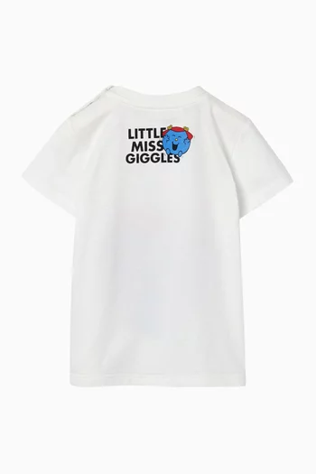 x MR. MEN™ LITTLE MISS™ Printed T-shirt in Cotton