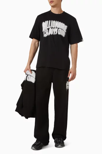 Distorted Arch-logo T-shirt in Cotton