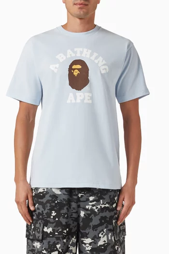 College T-shirt in Cotton