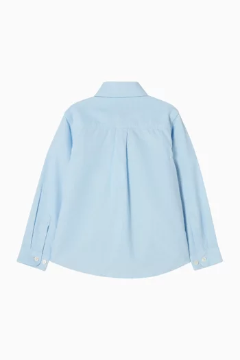 Konrad Oxford Shirt in Cotton-linen