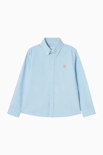 Konrad Oxford Shirt in Cotton-linen