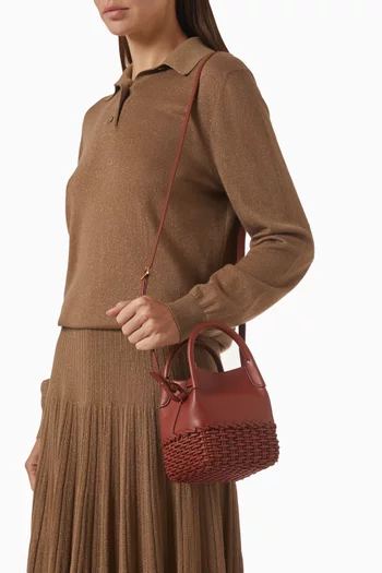 Micro Bale Bag in Calfskin