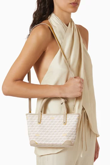 Double Battle 19 Tote Bag in Scale Canvas