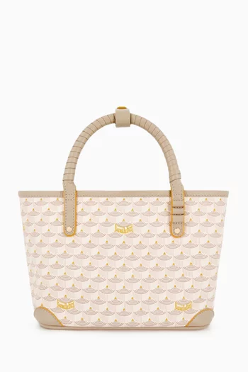 Double Battle 19 Tote Bag in Scale Canvas