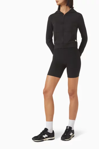 Halo Mini Full-zip Hoodie in DreamKnit™
