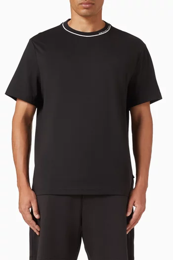 Logo Trim T-shirt in Cotton