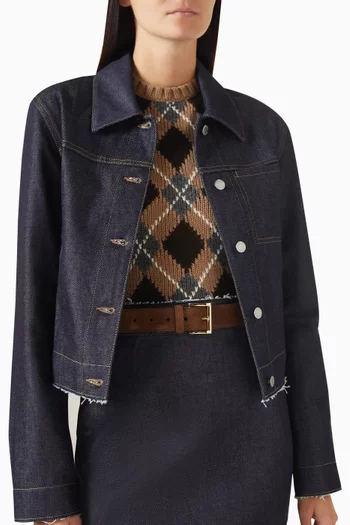 Buckle Belt in Suede