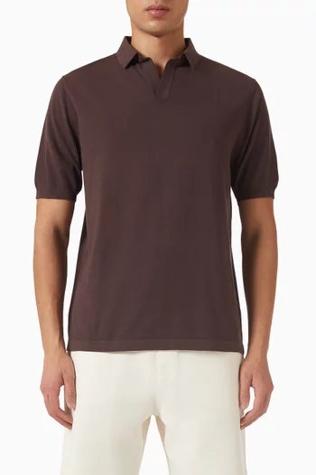 Sloan Polo in Cotton Blend